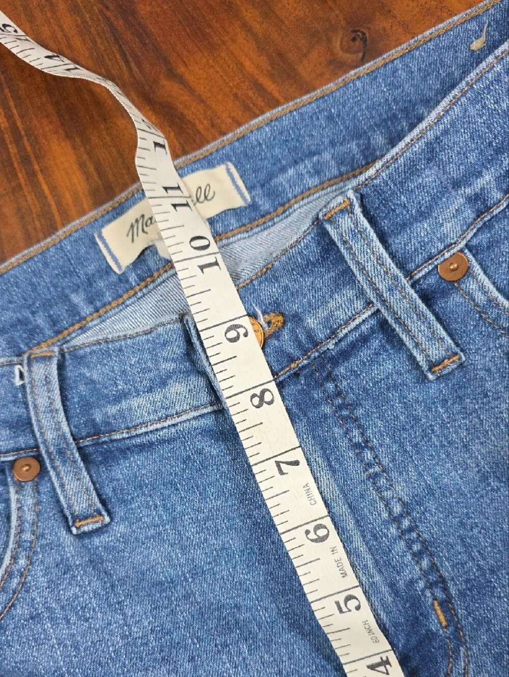 Madewell Flared Fray Crop Jeans with Raw Hem🌿ANTHROPOLOGIE Y2k Premium - Picture 6 of 9